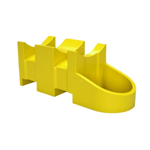 carro coletor 240 litros amarelo